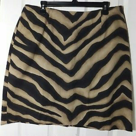 Lauren Ralph Lauren Dresses & Skirts - Lauren Ralph Lauren Zebra Mini Skirt